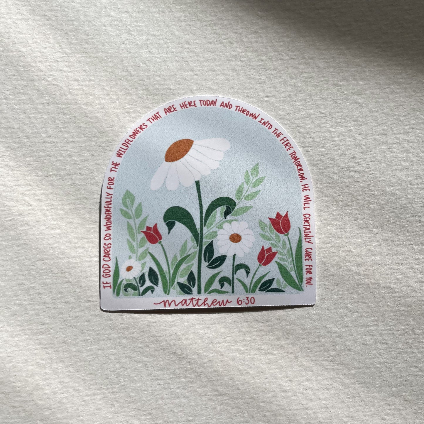 God Cares For You - Matthew 6:30