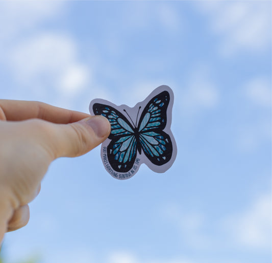 Everything Beautiful Butterfly Sticker